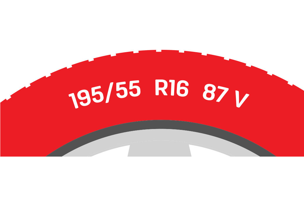 Uniroyal Tyre Size Red Graphic