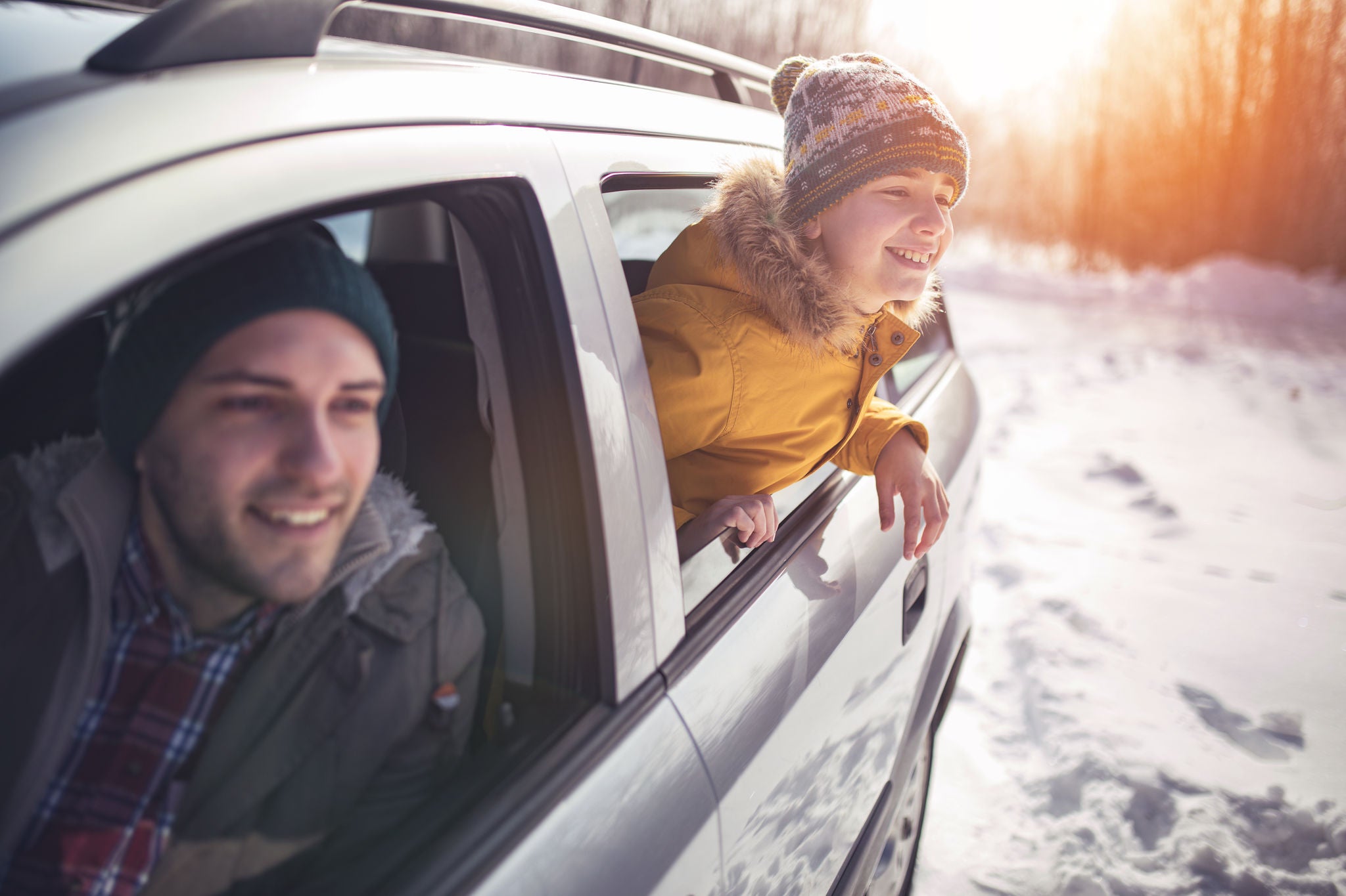 Uniroyal - Photo of father and son in the car