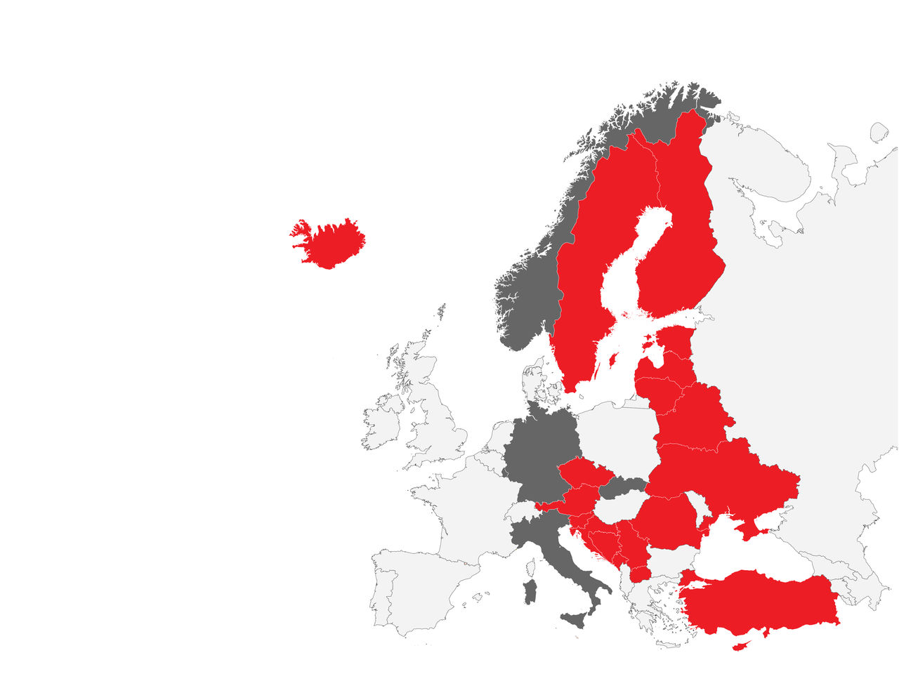 Les pays d'Europe où les pneus Hiver sont obligatoires
